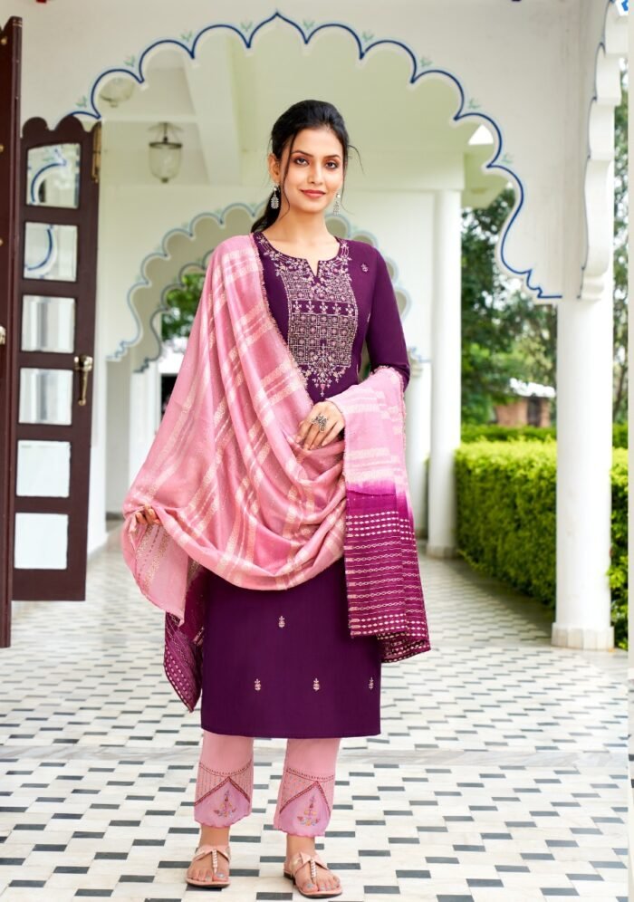 Fancy Kurti With Bottom & Dupatta