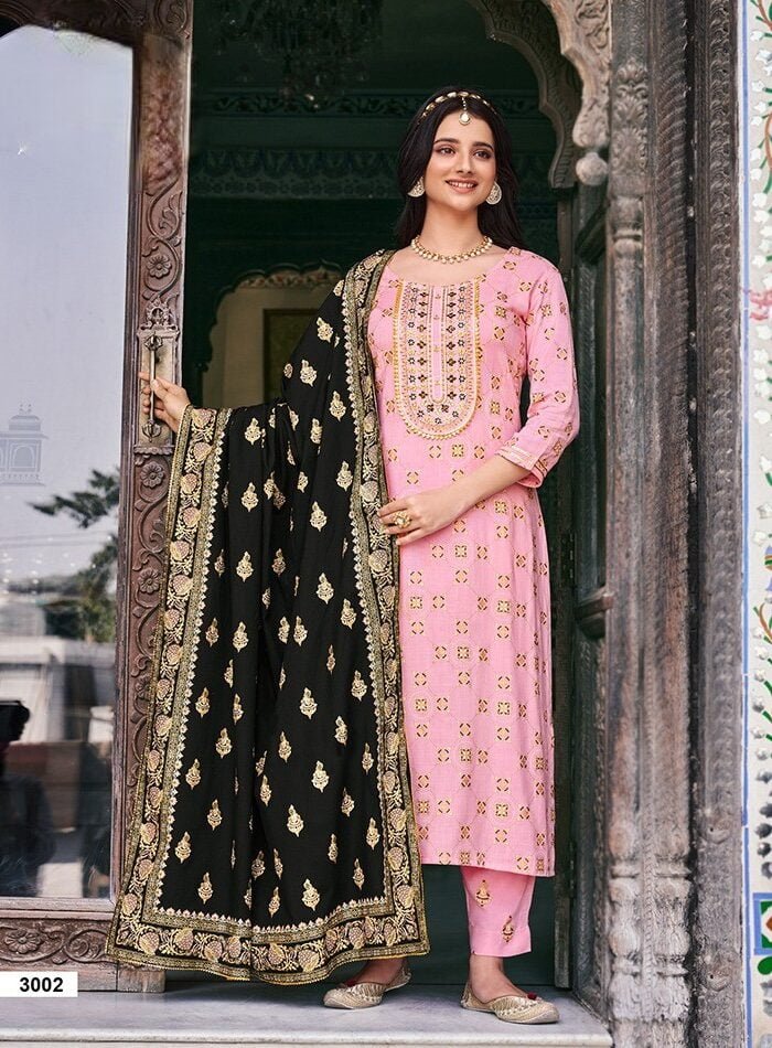 Occasional Kurti With Bottom & Dupatta