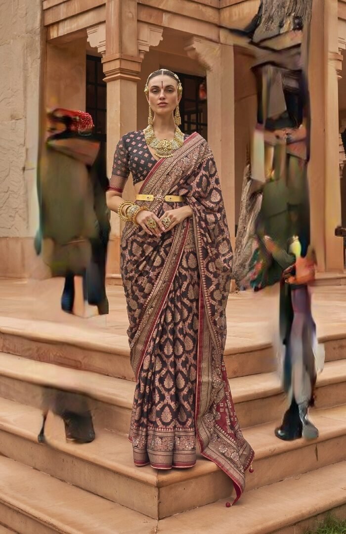 Designer Banarasi Brasso Saree