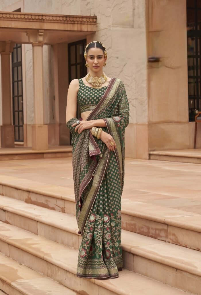 Designer Banarasi Brasso Saree