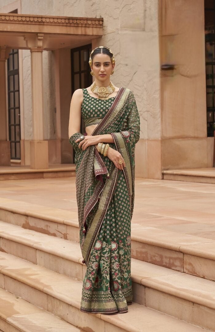 Designer Banarasi Brasso Saree