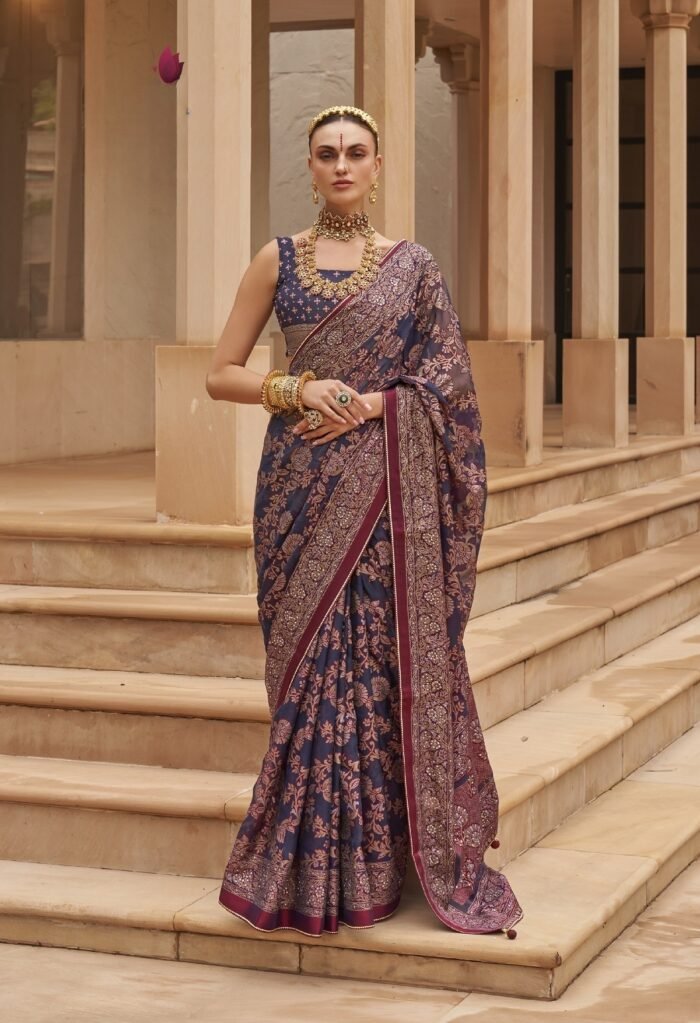 Designer Banarasi Brasso Saree