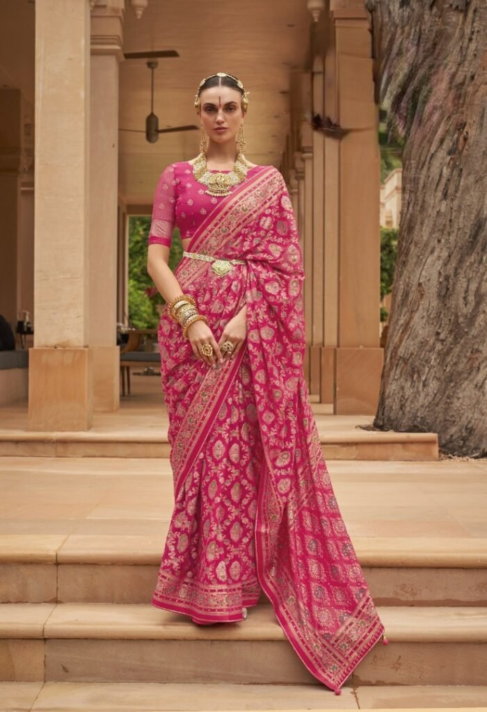 Designer Banarasi Brasso Saree