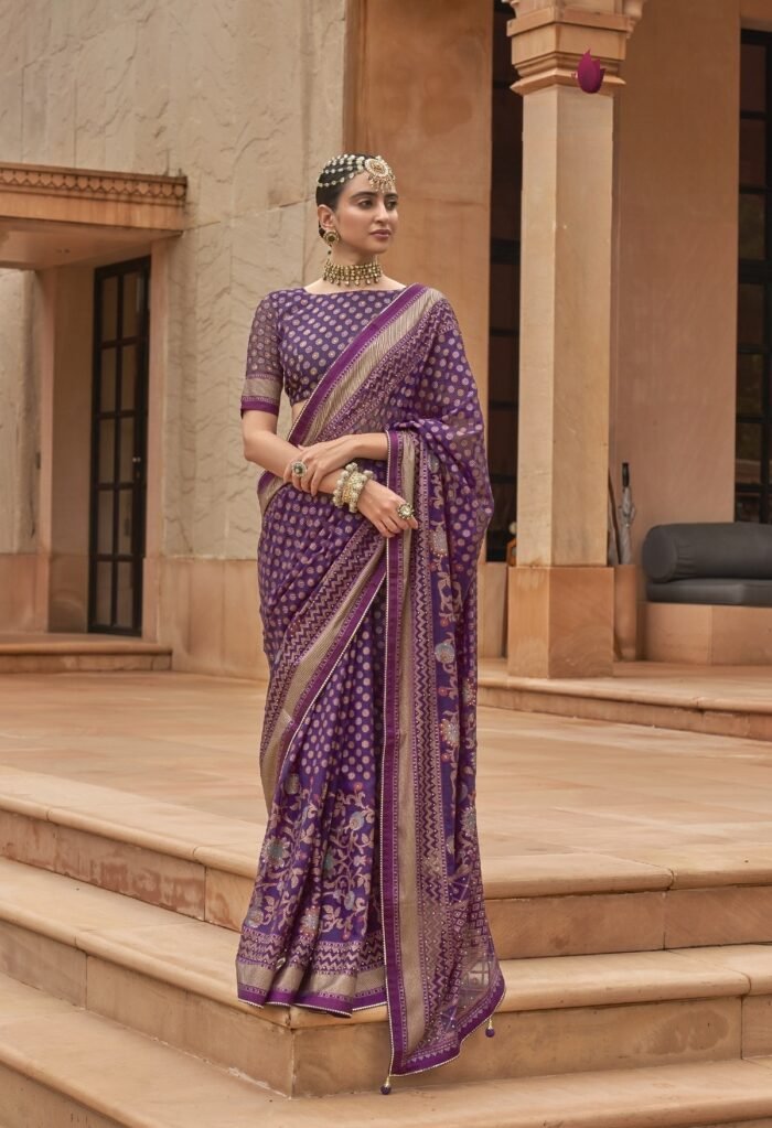 Designer Banarasi Brasso Saree