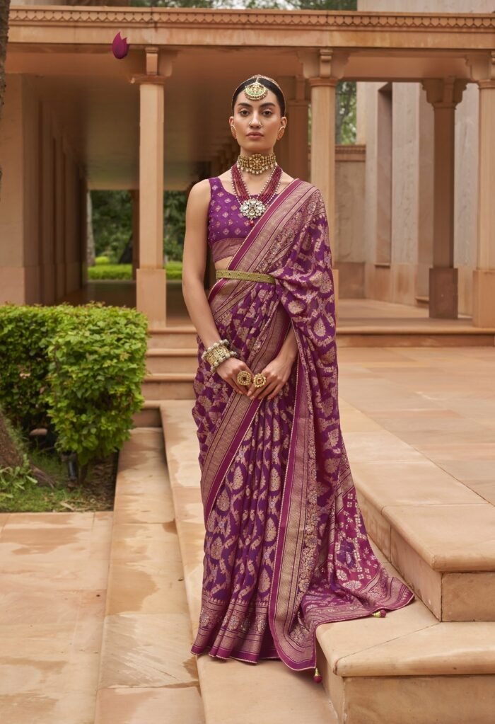 Designer Banarasi Brasso Saree