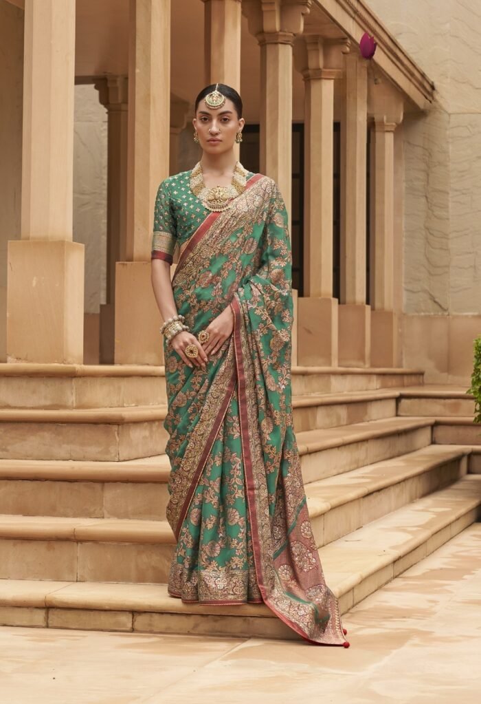 Designer Banarasi Brasso Saree