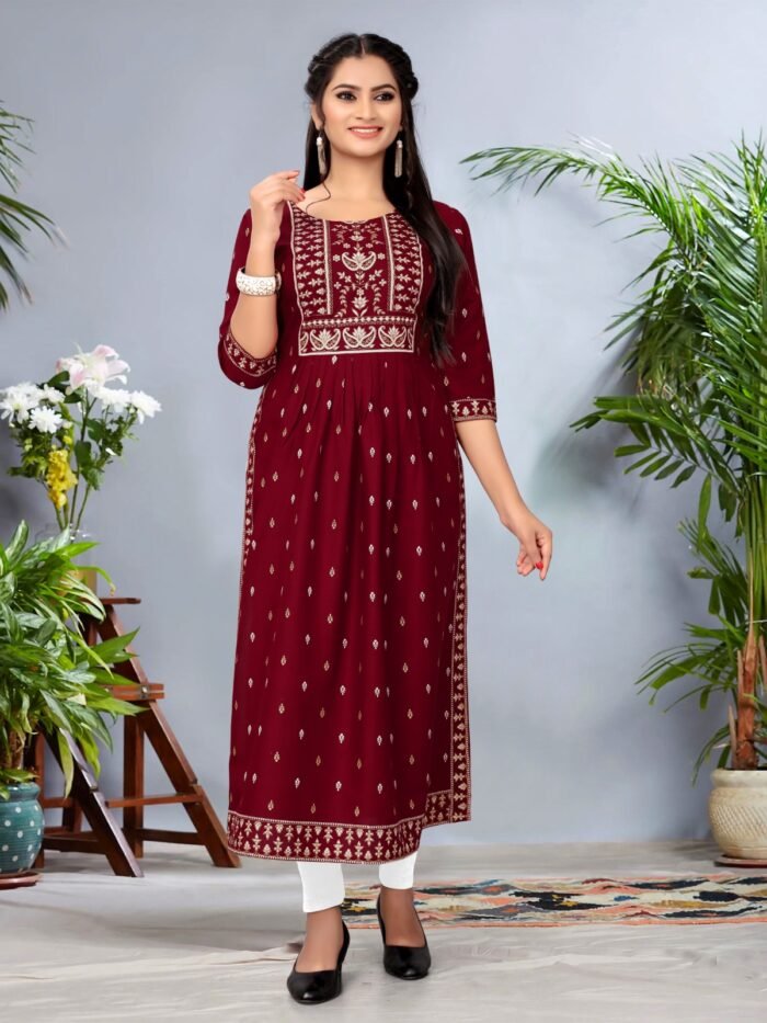 Printed Kurti With Leggings