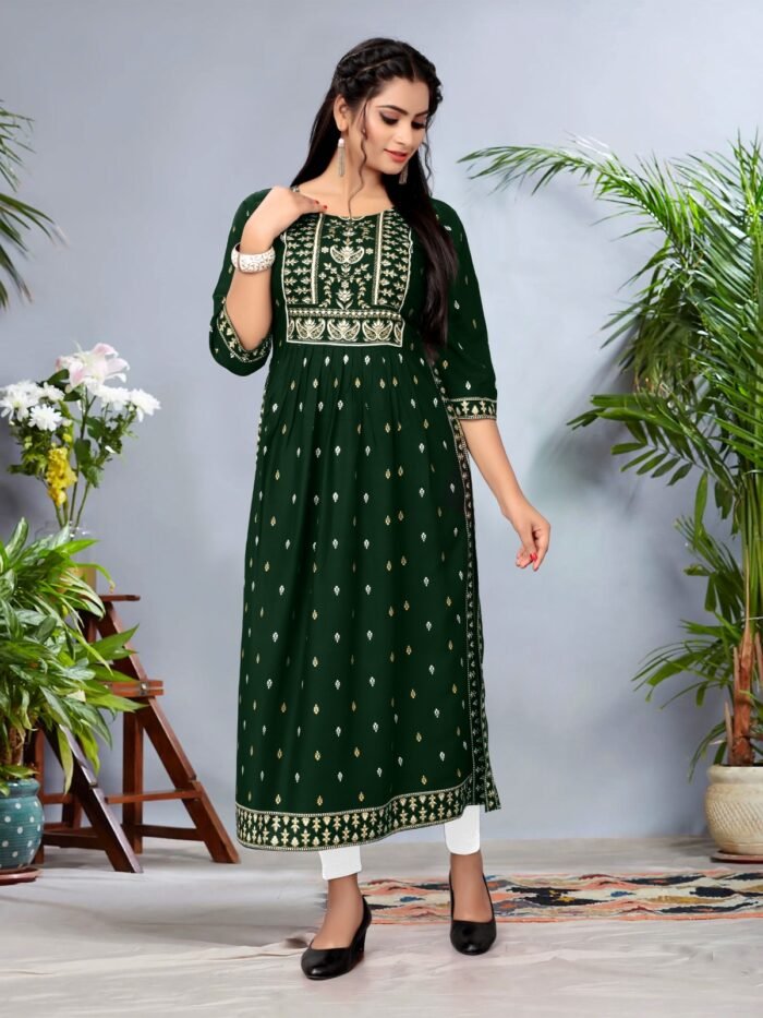Printed Kurti With Leggings