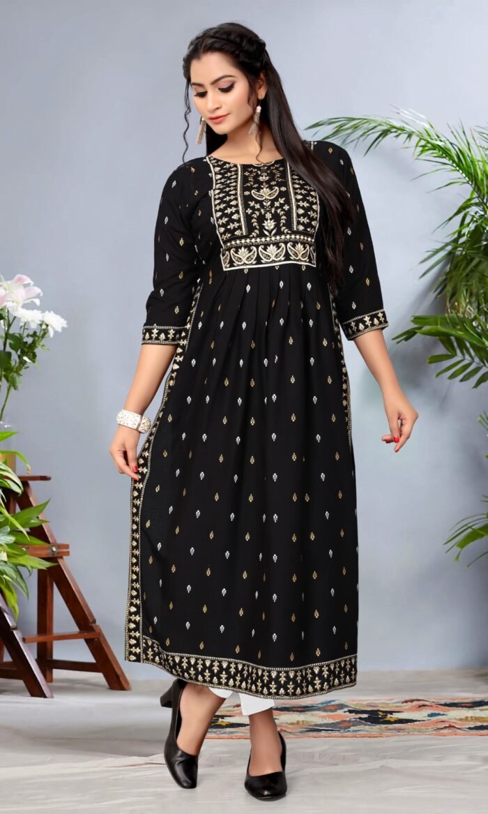 Printed Kurti With Leggings