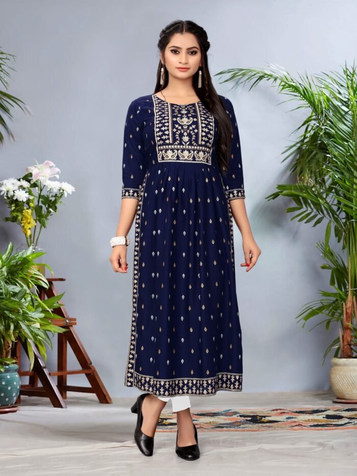 Printed Kurti With Leggings