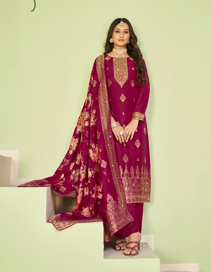 Traditional Designer Pakistani With Heavy Pallu Digital Print