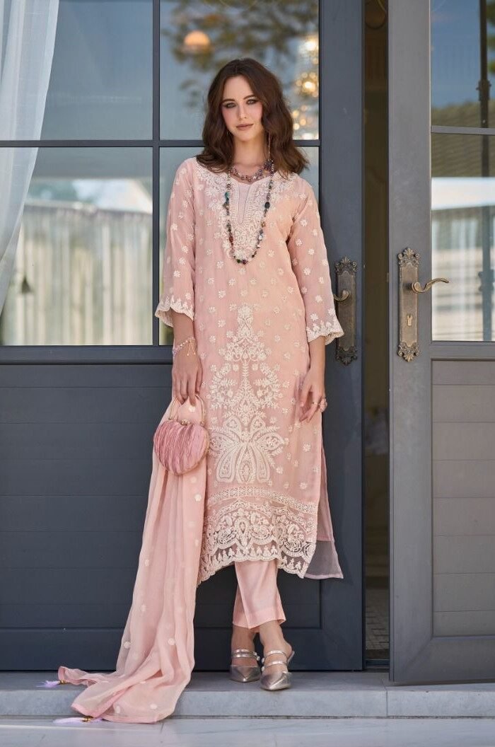 Soft Organza Fancy Embroidery Kameez