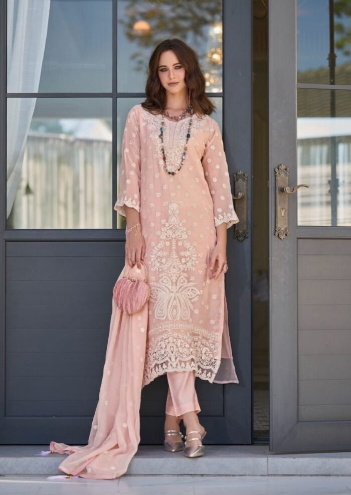 Soft Organza Fancy Embroidery Kameez