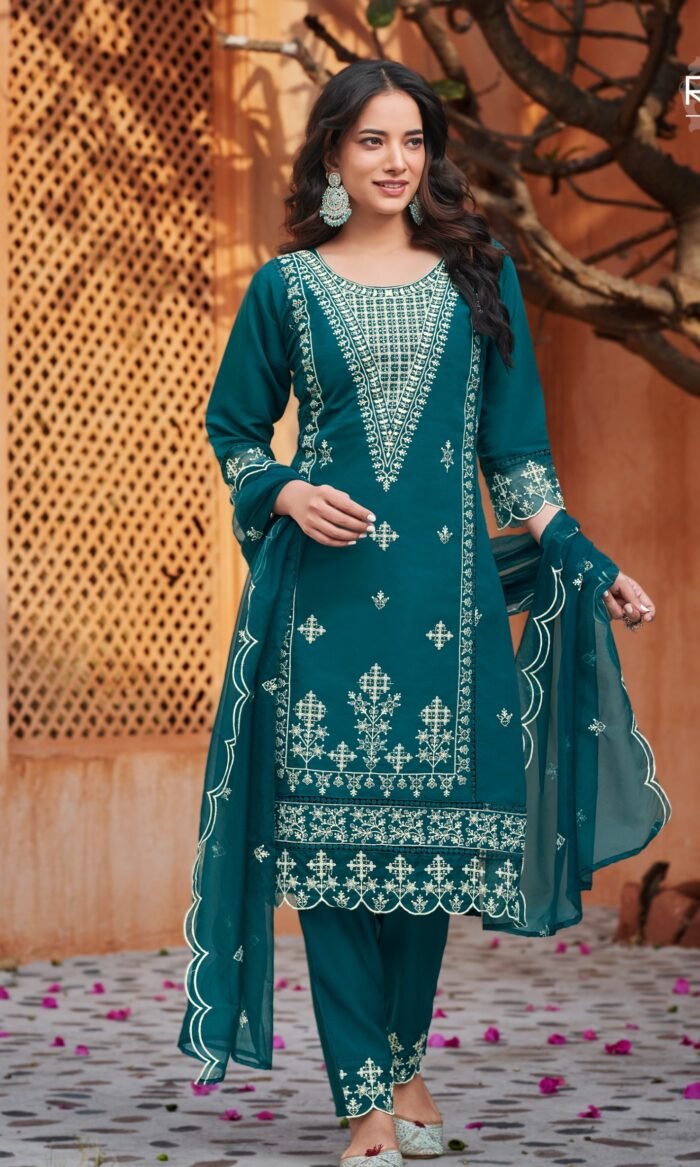 Roman Silk Salwar Kameez