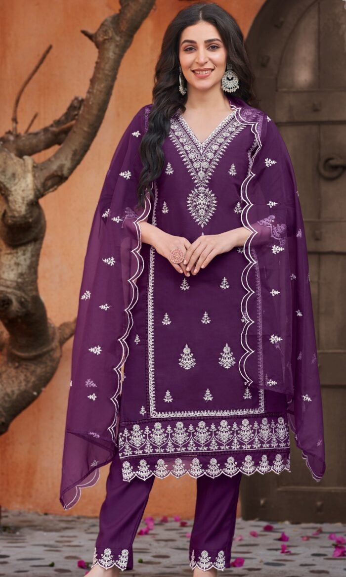 Roman Silk Salwar Kameez
