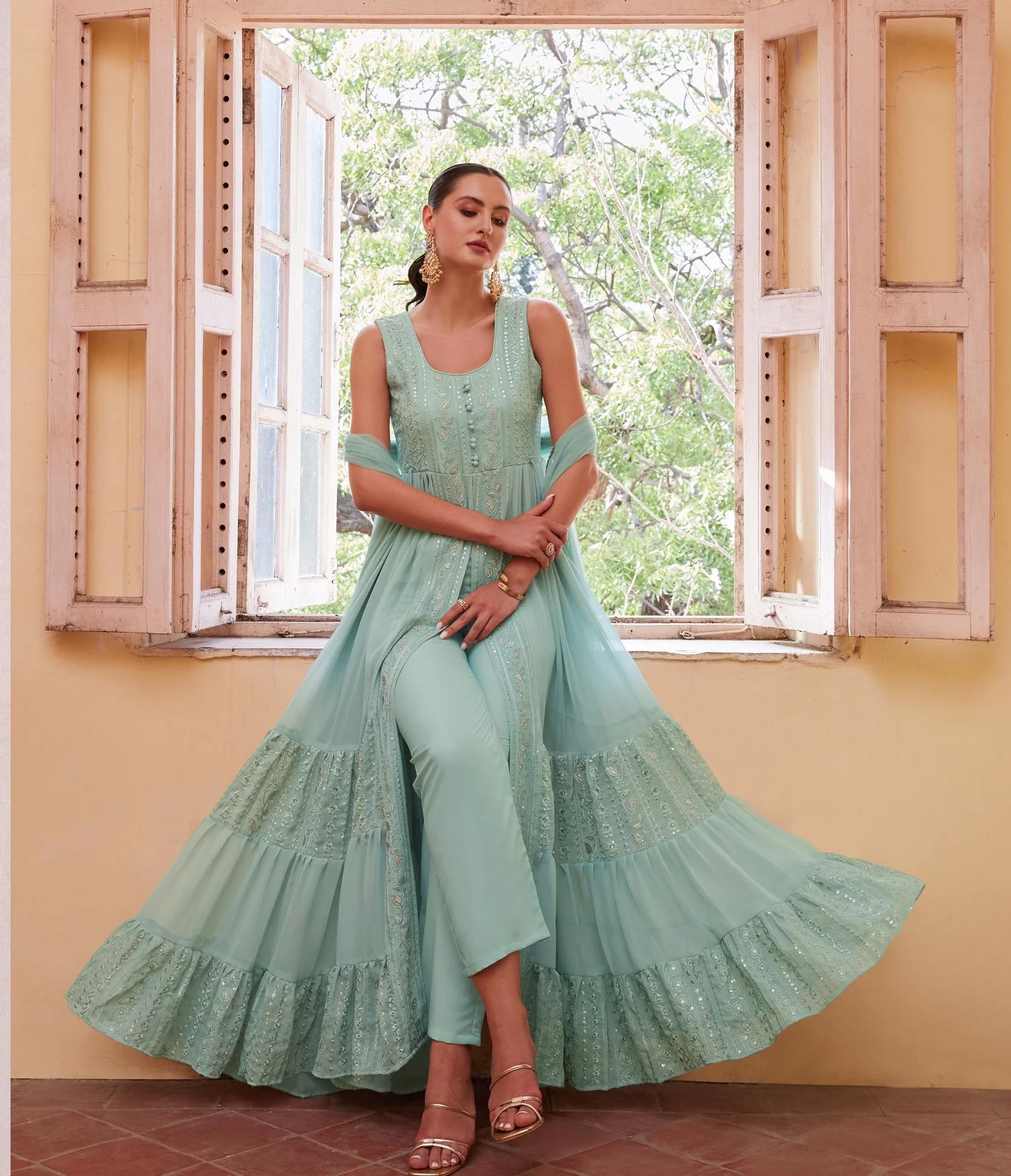 Indo Western Design Kameez - Image 2