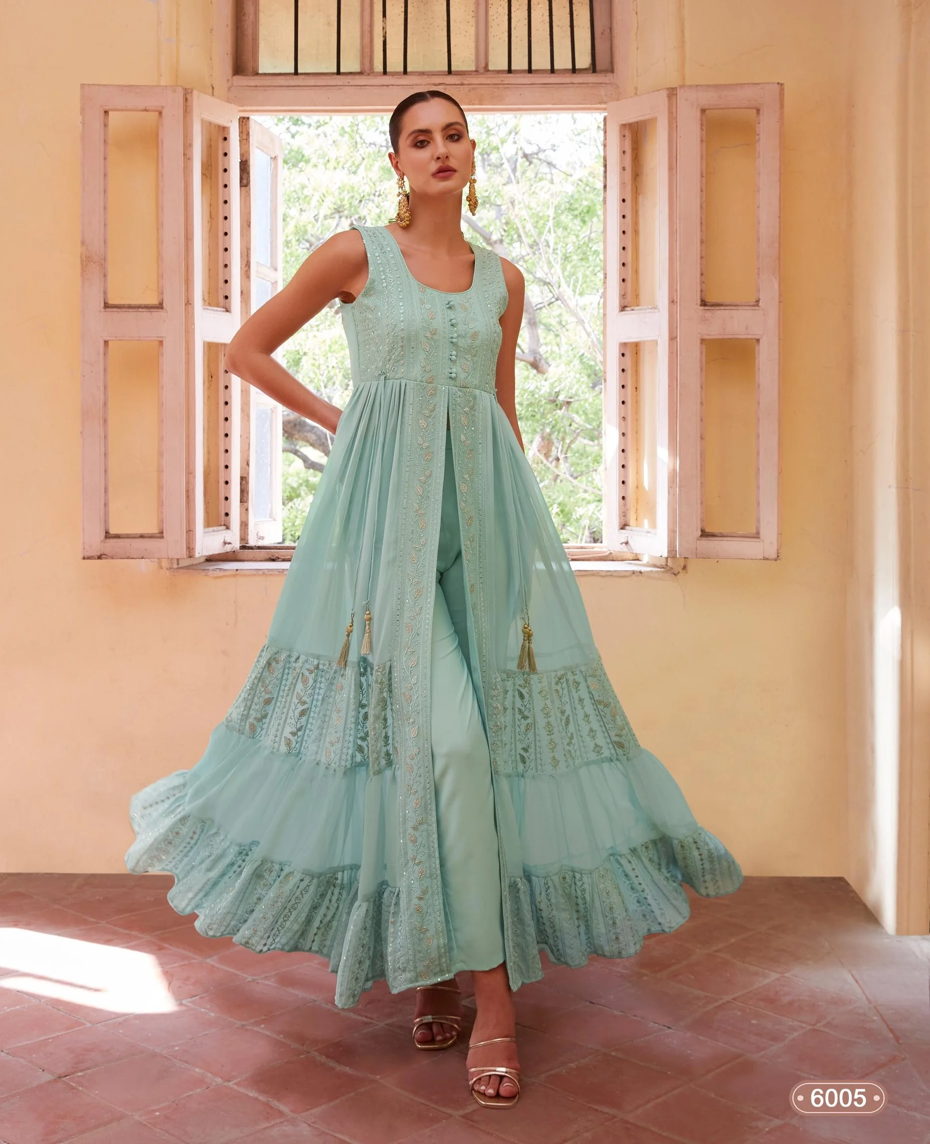 Indo Western Design Kameez