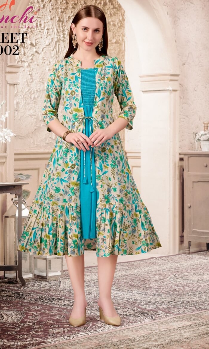 Jacket Style Kurti