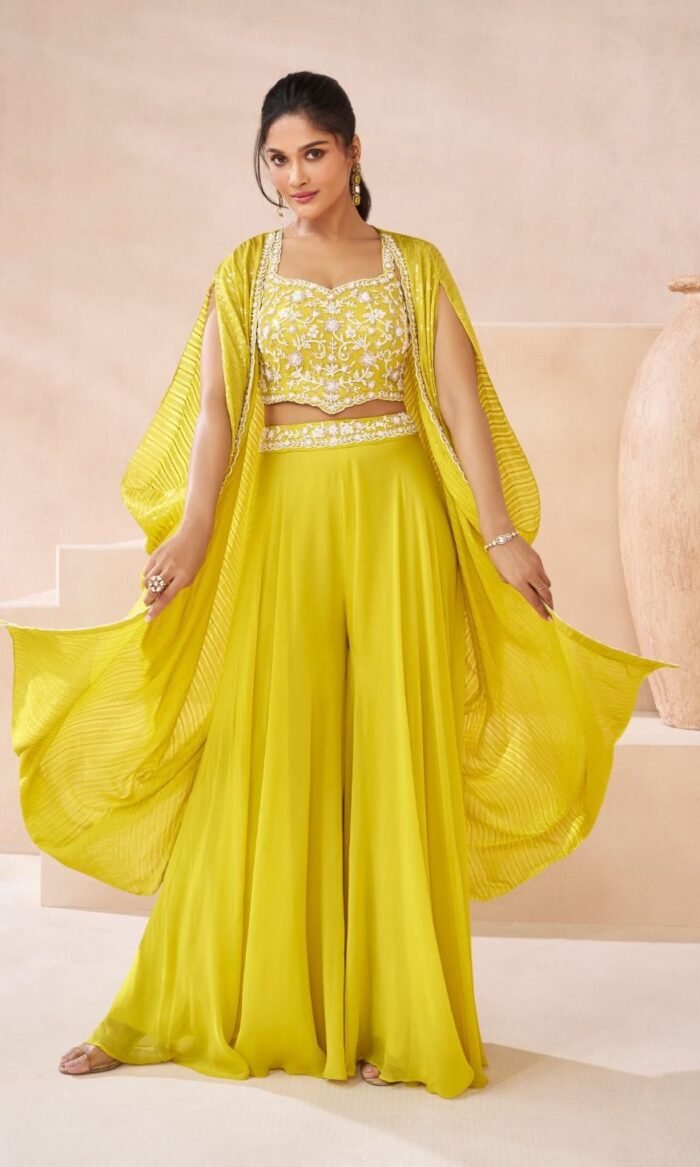 Western Embroidered Designer Kameez