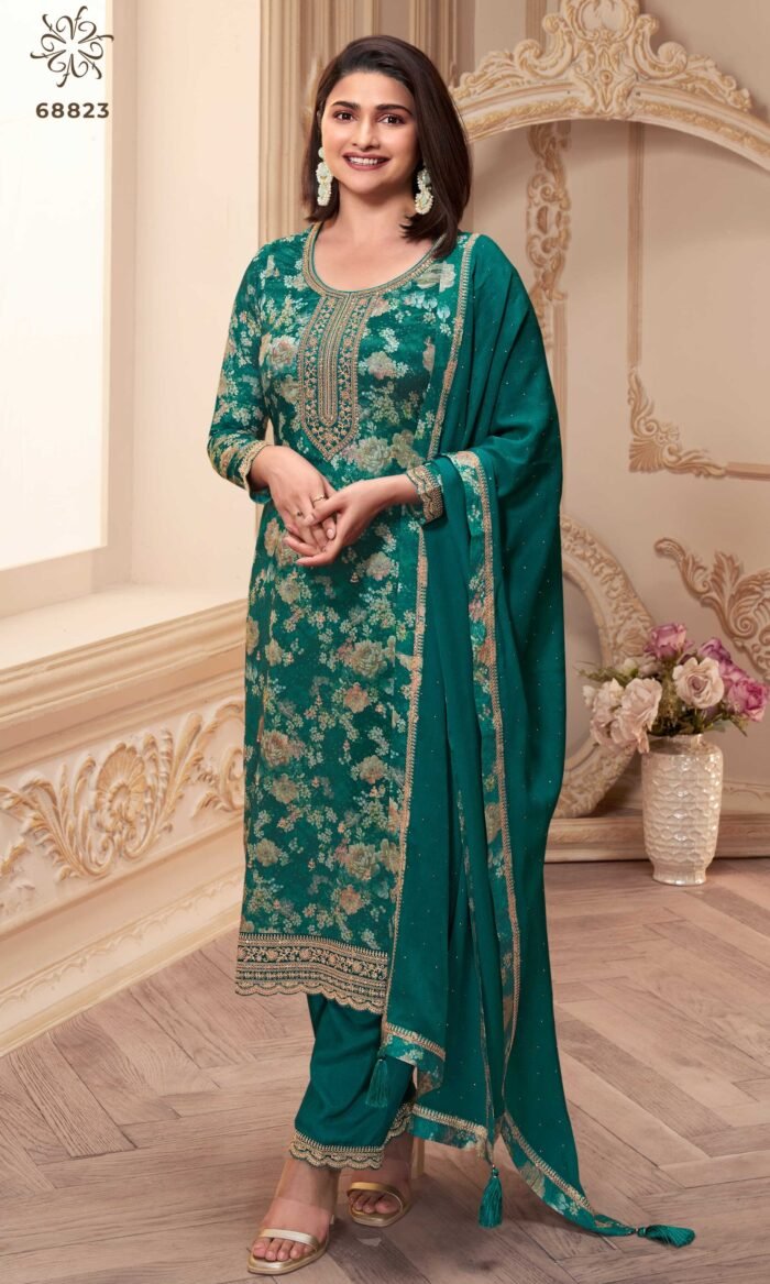 Chinon Digital Printed Salwar Kameez