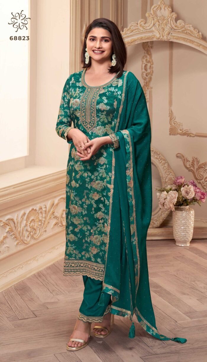 Chinon Digital Printed Salwar Kameez
