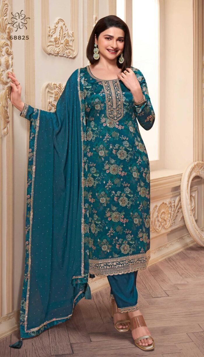 Chinon Digital Printed Salwar Kameez