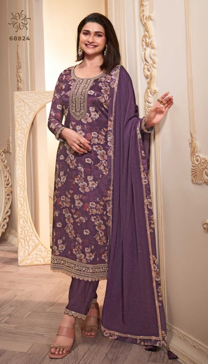 Chinon Digital Printed Salwar Kameez