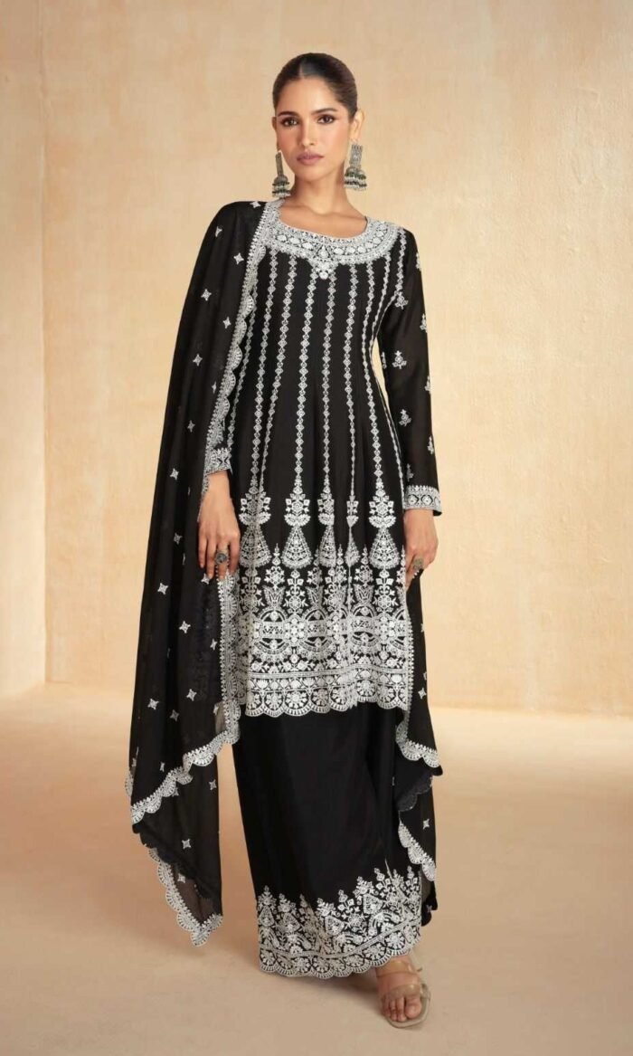 Embroidered Premium Chinon Designer Kameez