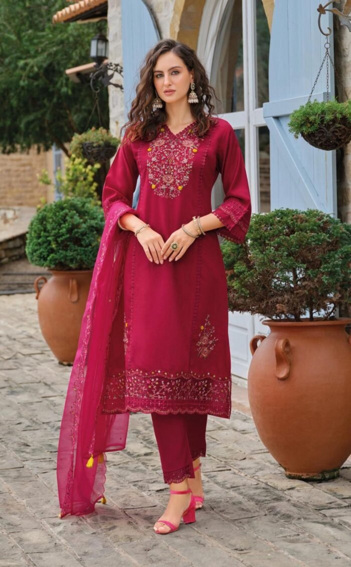 Viscose Embroidered